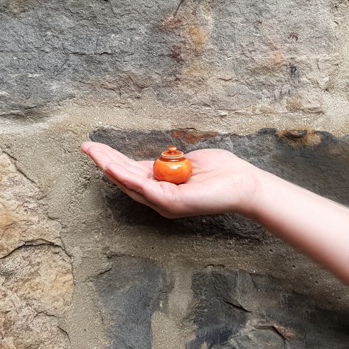 Miniature Pot & Cover – Small