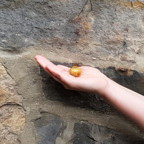 Miniature Pot – Orange Small