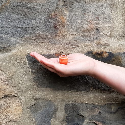 Miniature Pot – Orange Small