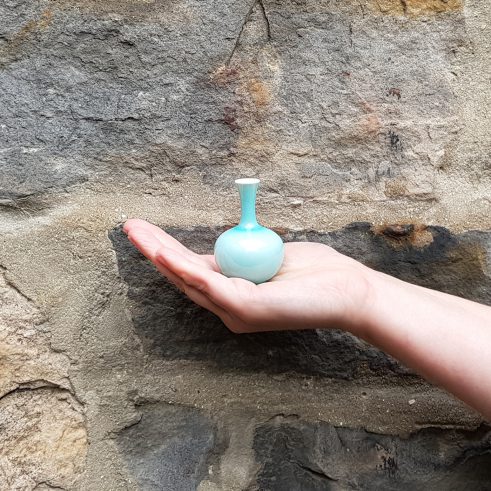 Miniature Pot – Celadon Medium
