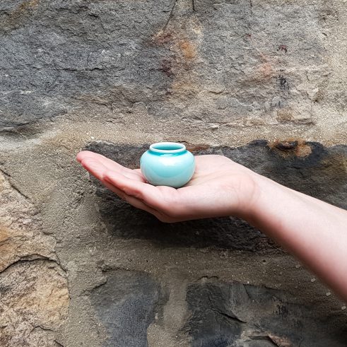 Miniature Pot – Celadon Medium