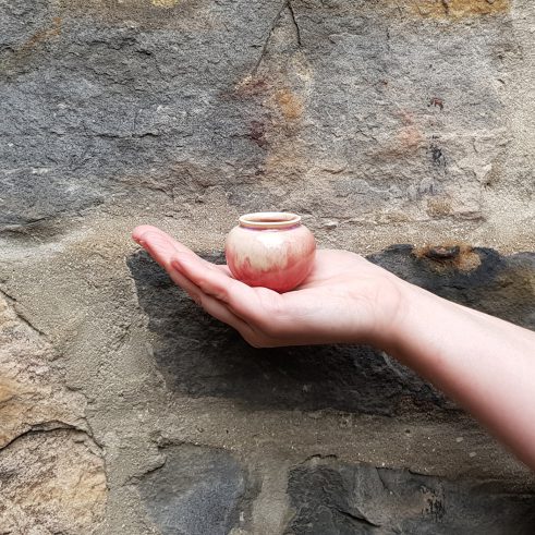 Miniature Pot – Pink Medium