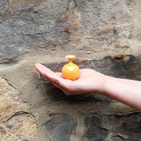 Miniature Pot – Orange Medium