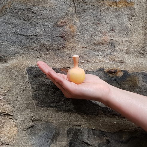 Miniature Pot – Orange Medium
