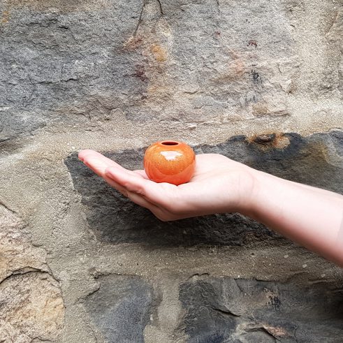 Miniature Pot – Orange Medium