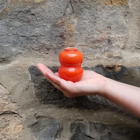 Miniature Pot – Orange Large