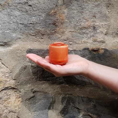 Miniature Pot – Orange Large