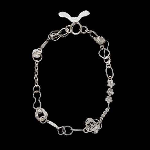 Silver Mixed Link Chain