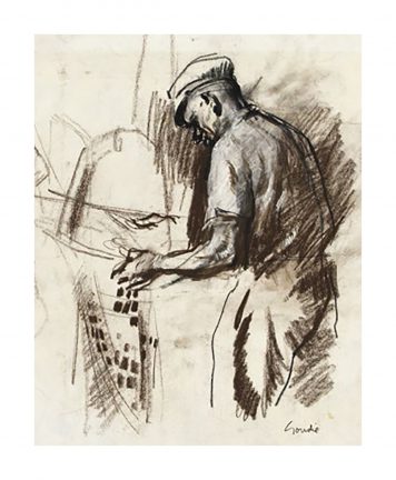 Fisherman Mending Nets