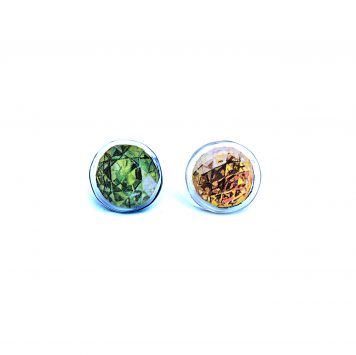 Amber + Forest Earrings