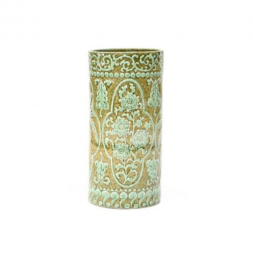 Large Cylinder Vase – Tropical Plants