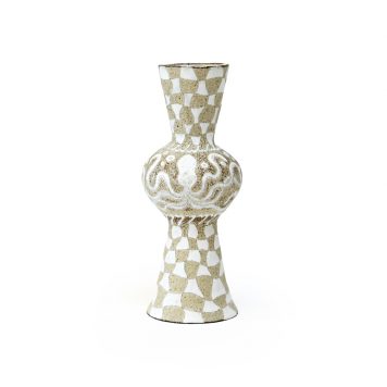 White Textured Vessel – Octopus