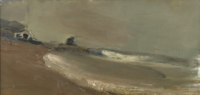 Grey Beach and Sky