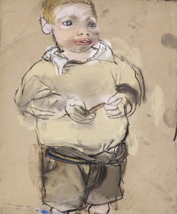 Boy with Elastic Band