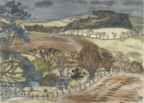 The Tweed at Lyne, Winter