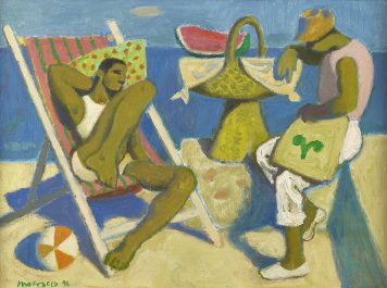 Melon Seller and Bather