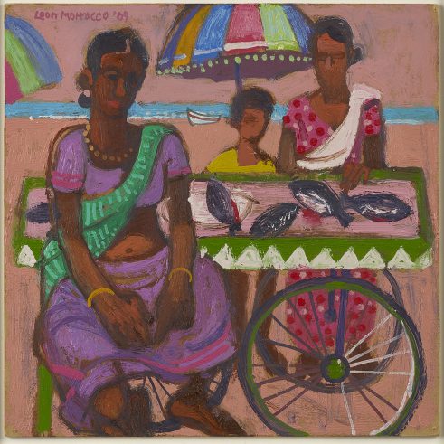 Selling Fish, Marina Beach, Chennai