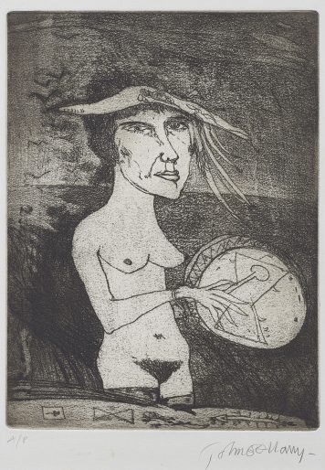 Woman with Tambourine