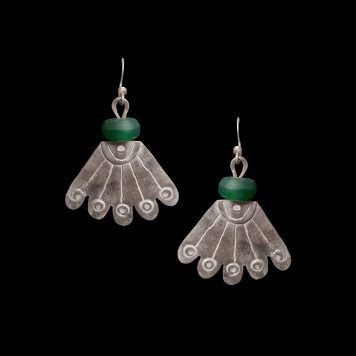 Green Agate Earrings