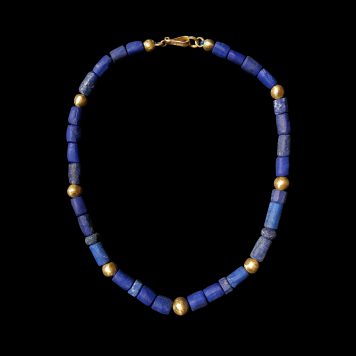 Gold & Lapis Lazuli Necklace