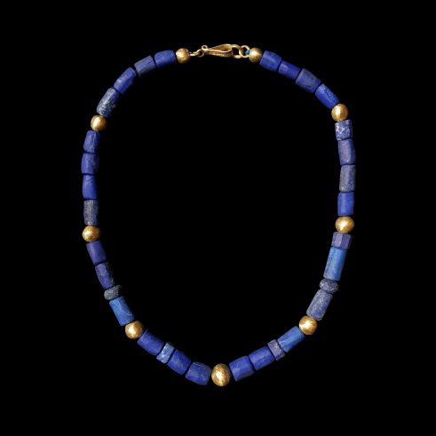 Gold & Lapis Lazuli Necklace