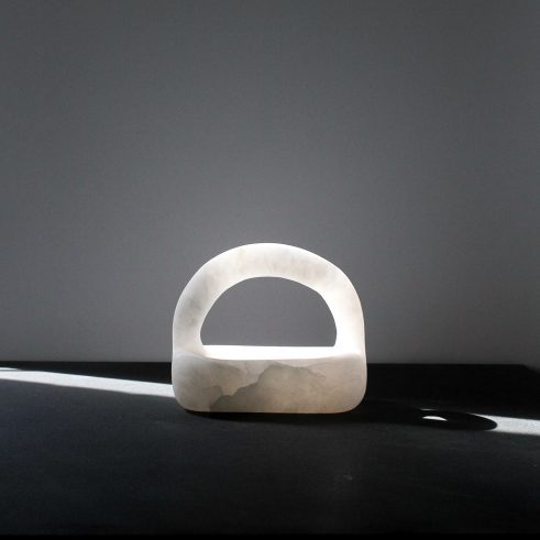 Small Bowl with Wavy Handle
