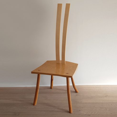 Mixed wood chair