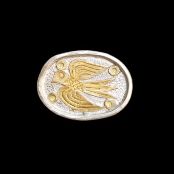 Brooch with One Bird