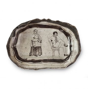Priest & Pin-Up Oval Dish XXXVIII