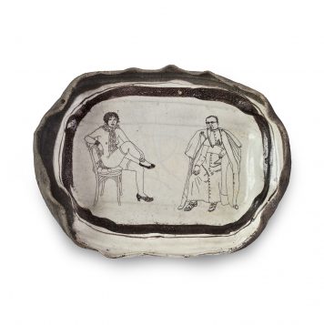 Priest & Pin-Up Oval Dish XXXIV