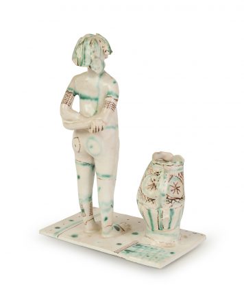 Standing Nude with Pot (back)