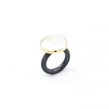 Round Pearl Ring