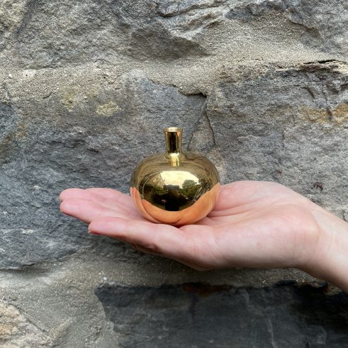 Miniature Pot – Gold Large