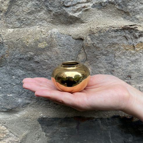 Miniature Pot – Gold Large