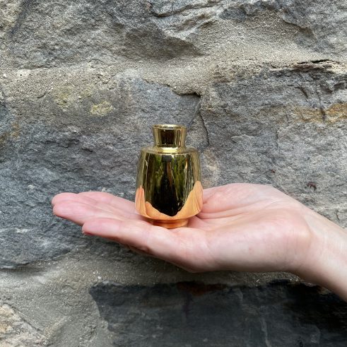 Miniature Pot – Gold Large