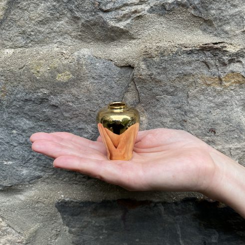Miniature Pot – Gold Medium