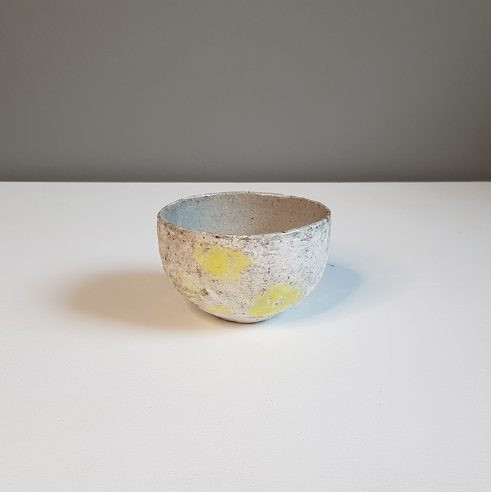 Small Bowl with Yellow Splash I