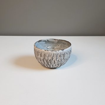 Dry Kohiki Cereal Bowl Flower Petal Horizontal – Grey II