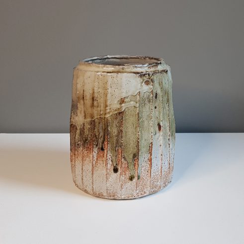 Shino Fluted Vase – Into the Forest