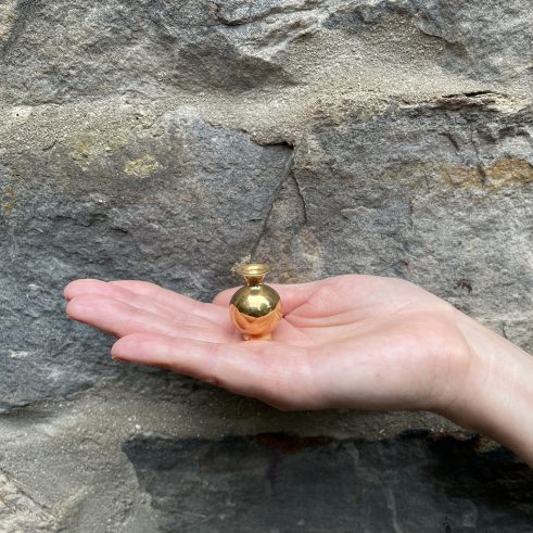 Miniature Pot – Gold Small