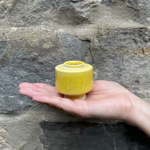 Miniature Pot – Yellow Large