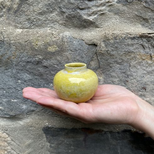 Miniature Pot – Yellow Large