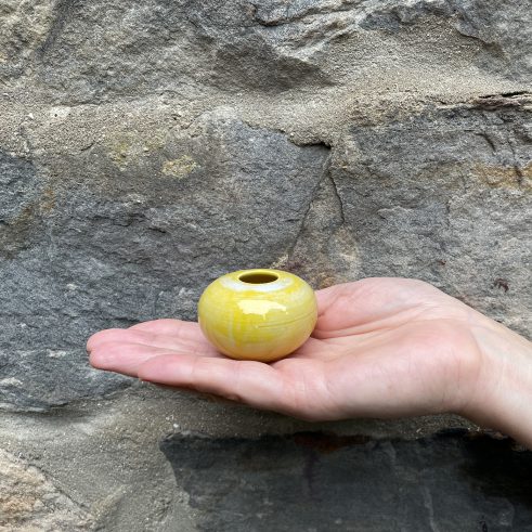 Miniature Pot – Yellow Medium