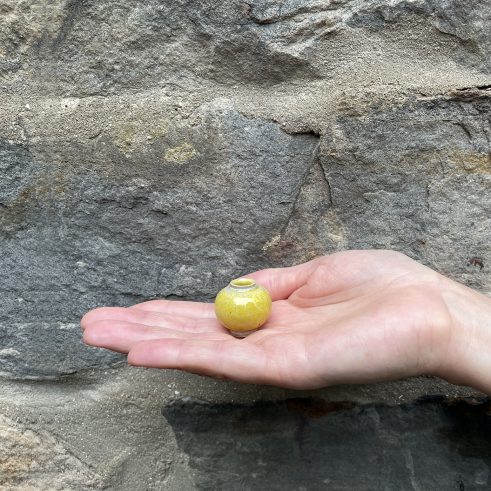 Miniature Pot – Yellow Small