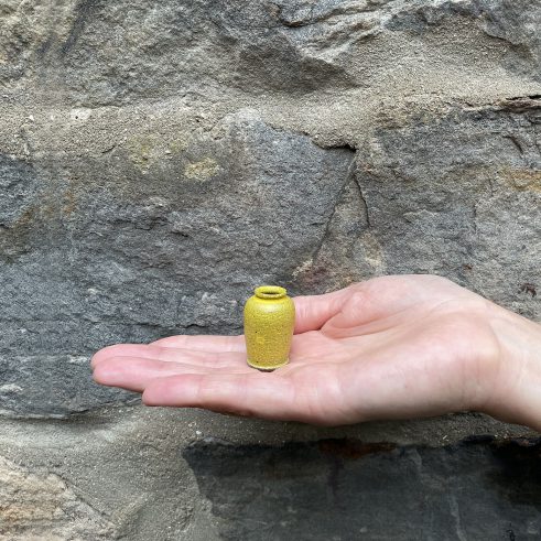 Miniature Pot – Yellow Small