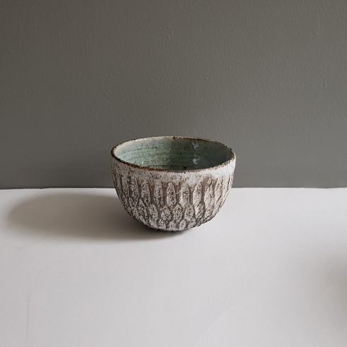 Dry Kohiki Cereal Bowl Flower Petal Horizontal White III