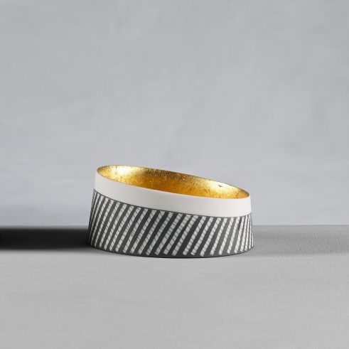Shallow Bowl ii with 23ct Gold Interior