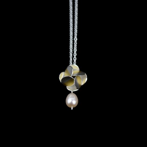 Windmill Pendant with Pearl