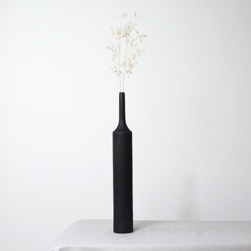 Charred Ash Dried Flower Vase (#28)