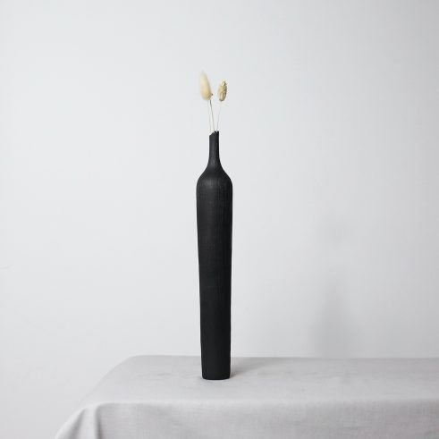 Charred Ash Dried Flower Vase (#29)